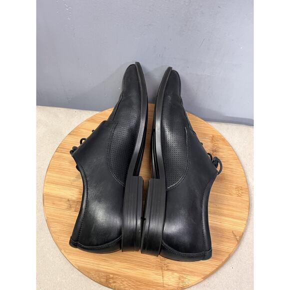 Ecco Edinburgh Perforated Black Oxford Mens US 10/10.5 EU 44 Lace Up Comfort main image 6